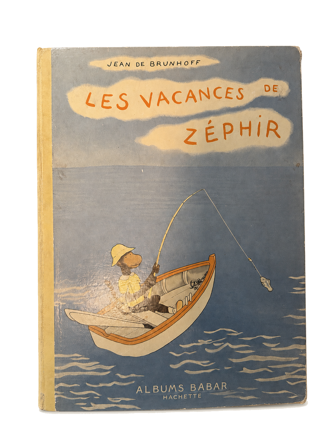 Cartonnage illustré des Vacances de Zéphir de Jean de Brunhoff, Hachette, 1936